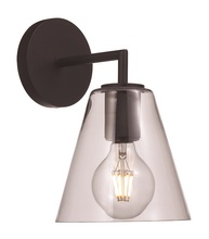  22241 BK - Kennedy 1-Light Indoor Cone Shade Armed Sconce